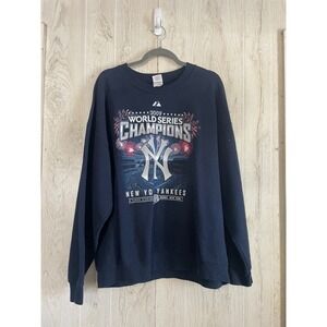 New York Yankees 2009 World Series Champions T-Shirt MLB Baseball XL Pre-owned